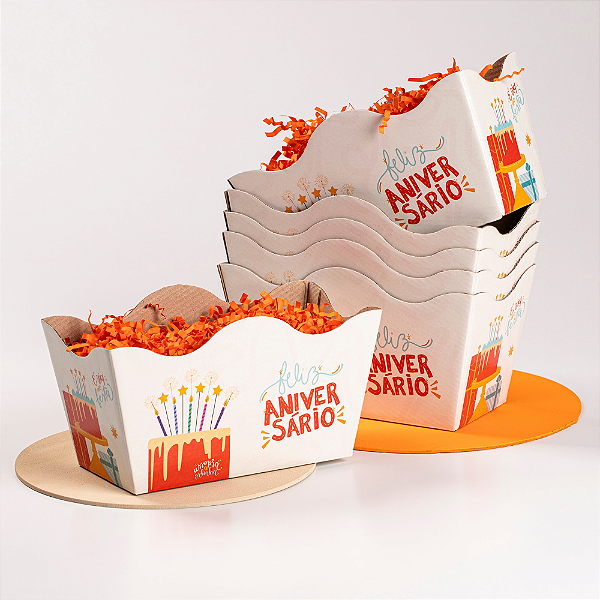 Cachepot Vintage Duplo 11 Dia De Festa (05 unidades)