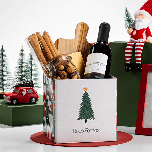 Cachepot Quadrado Pote 15 Viagem de Natal (05 unidades)