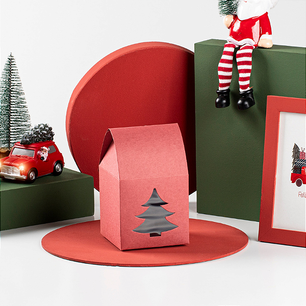Casinha de Natal CardPlusRed (05 unidades)