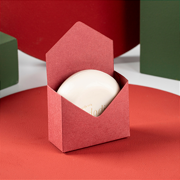 Mini Envelope Vermelho Para Sabonete (05 unidades)