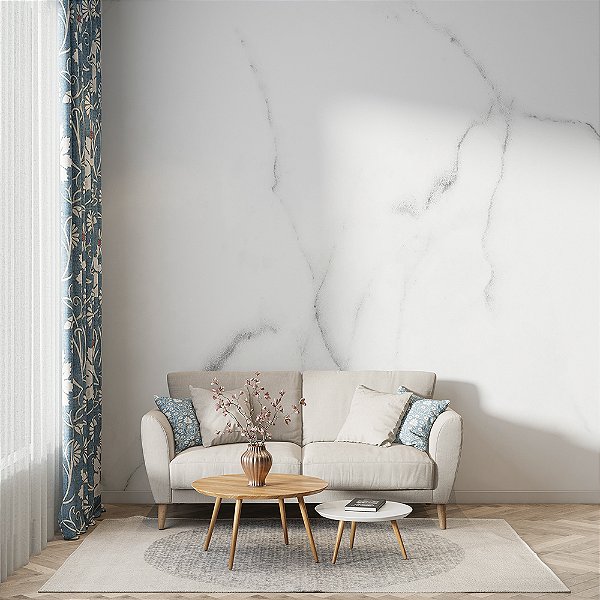 Papel de Parede Mármore Branco