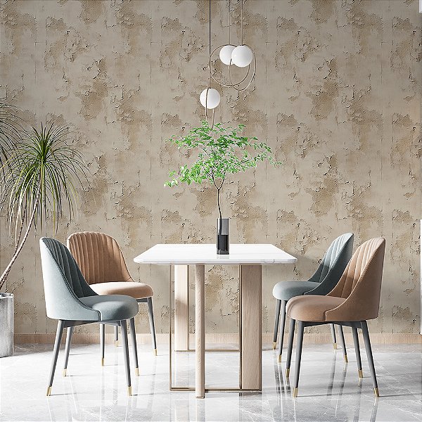 Papel de Parede Concreto Bege