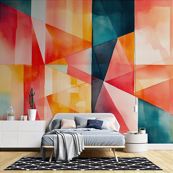 Papel de Parede Formas Pastéis
