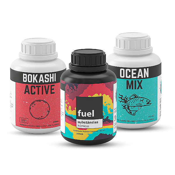 KIT03 Adubação Completa - OrganoLab - 3 Produtos (250ml / unidade)