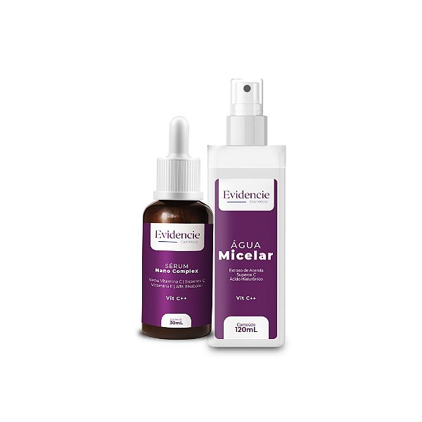 Kit Evidencie Antioxidante Duo Vitamina C Todo Tipo De Pele