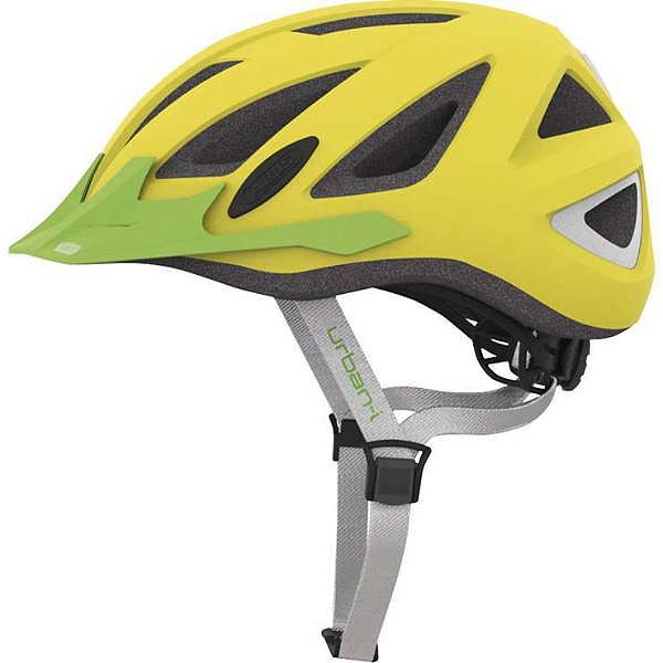 CAPACETE ABUS URBAN-I V2 AMARELO NEON TAM M