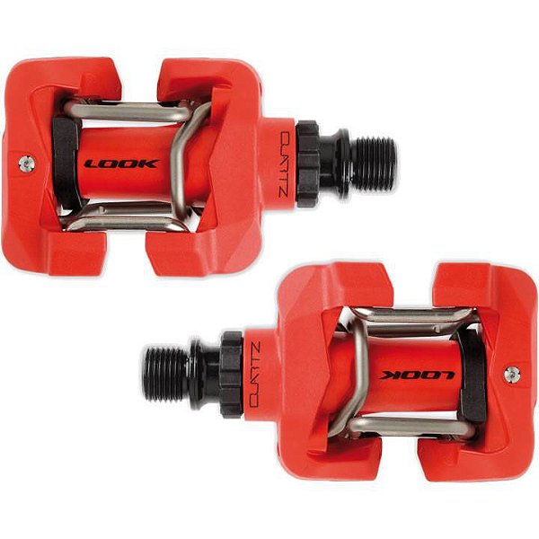 PEDAL LOOK QUARTZ II MTB VERMELHO