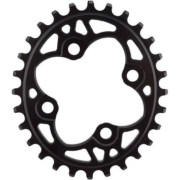 COROA AB MTB 28T OVAL 64BCD PRETA