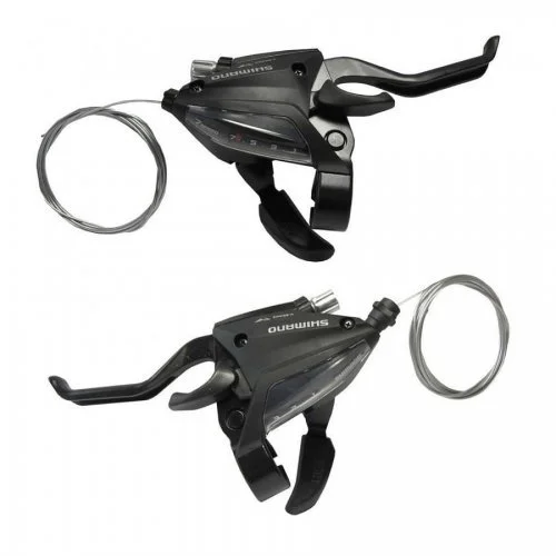 ALAV. CAMBIO/FREIO SHIMANO ST-EF500 EZ FIRE P/V BRAKE DIR 7V ESQ 3V PTO (PAR)