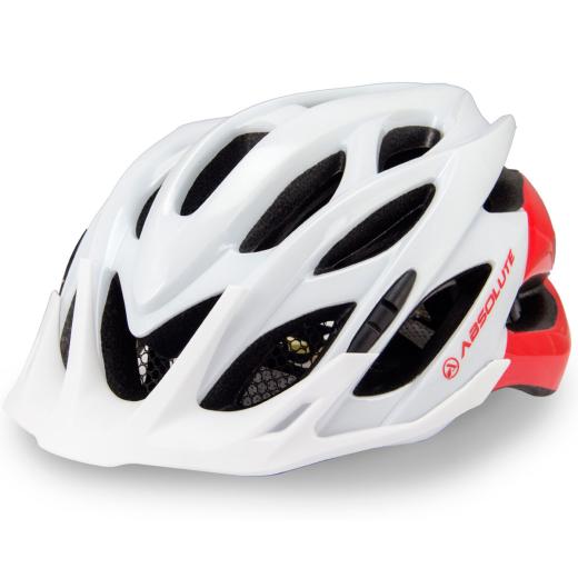 CAPACETE ABSOLUTE WILD FLASH BCO/VERM TAM L