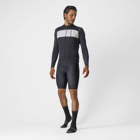 CAMISA CASTELLI MEN - PROLOGO 7 LONG SLEEVE - LIGHT BLACK/TAM M