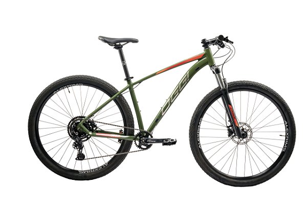 BICICLETA OGGI BIG WHEEL 7.0 2026 - VERDE/LARANJA - ESTA BIKE TEM COM 14 MESES DE SEGURO GRATIS