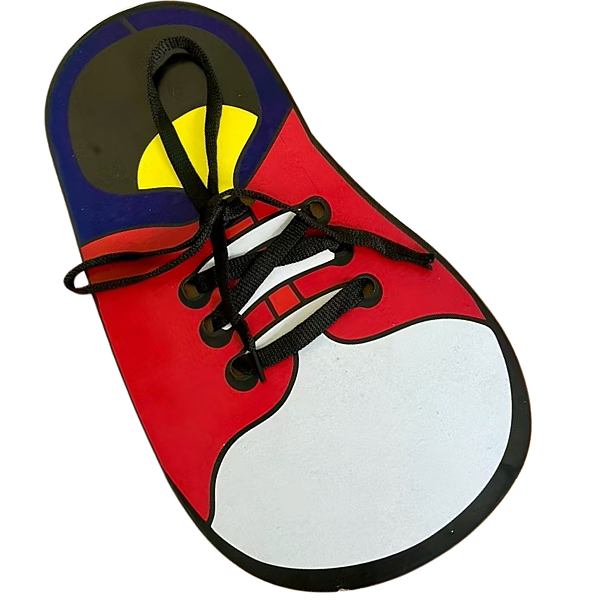 Alinhavo Amarra Tênis em MDF Alinhavo Sapato Passa Cadarço