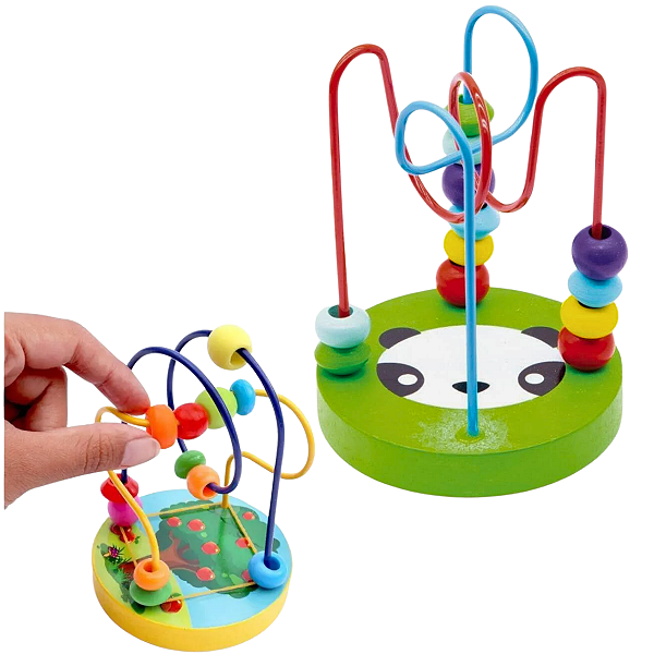 Brinquedo Educativo Aramado Divertido Pequeno Montessori Toy Mix