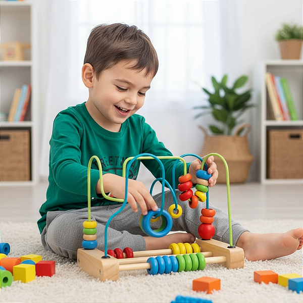 Aramado Divertido MDF Colorido Brinquedo Montessori Educativo  Toy Mix