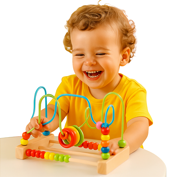 Aramado Divertido MDF Colorido Brinquedo Montessori Educativo  Toy Mix