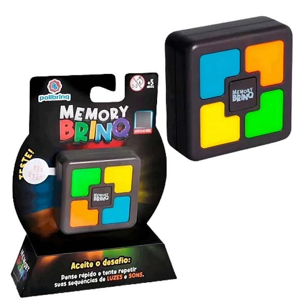 Jogo Da Memória Eletrônico Pocket Memory Brinq Polibrinq