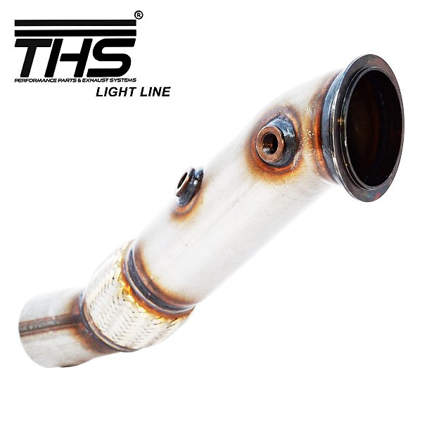 DOWNPIPE THS INOX 409 3.5 POL. BMW X5 X6 535 3.0 TURBO N55 07-2013/.. (EWG)