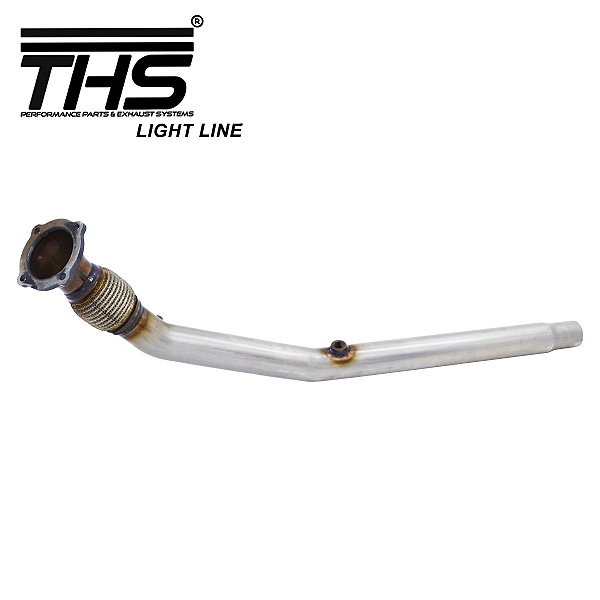 DOWNPIPE 2.5 POL. THS LIGHT LINE INOX 409 GOLF A3 1.8 20V TURBO