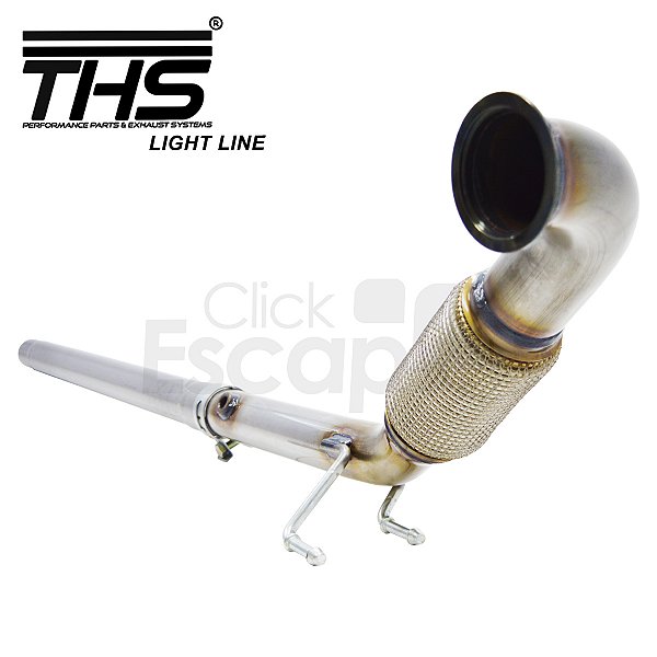 DOWNPIPE THS INOX 409 DE 3.0 x 2.5 POL. JETTA FUSCA 211CV