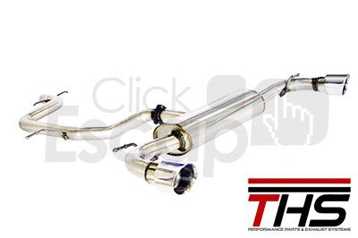 KIT ESCAPAMENTO ESPORTIVO EM INOX FUSCA TSI 2.0 TURBO CAT BACK