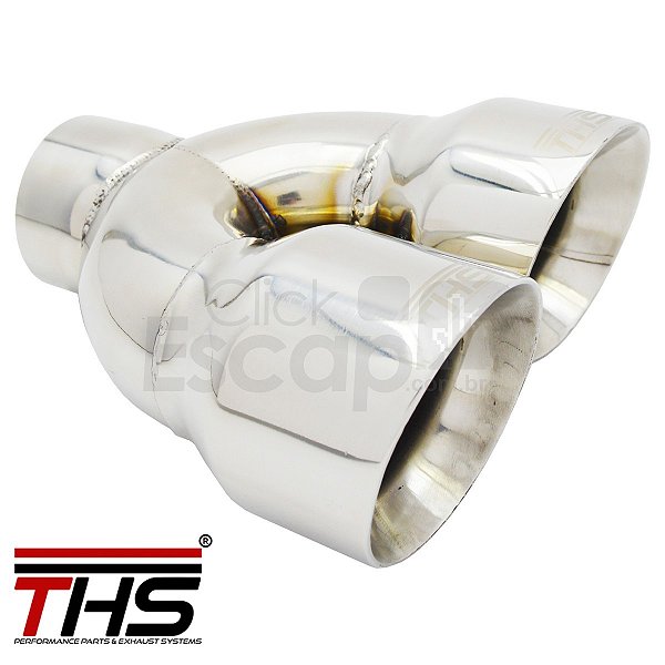 PONTEIRA DUPLA THS INOX 3.5 POL. DIREITA