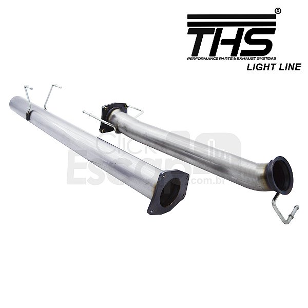 PAR DOWNPIPE CAT DELETE DPF DELETE PRIMÁRIO E SECUNDÁRIO THS DODGE RAM 2500 3500 2022/…