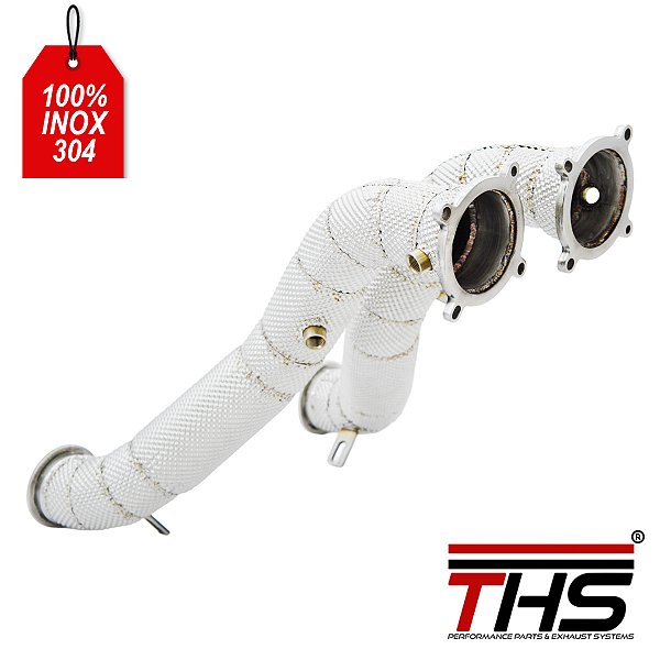 DOWNPIPE THS INOX MCLAREN 720S 2018 EM DIANTE