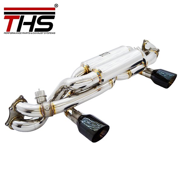 ESCAPAMENTO ESPORTIVO CATBACK THS EM INOX PORSCHE 718 CAYMAN BOXSTER S GTS ASPIRADO 2020 EM DIANTE