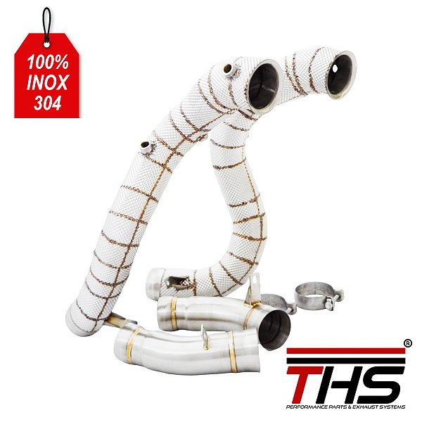DOWNPIPE THS INOX MERCEDES GLC63 AMG 4.0 V8 2018 A 2021