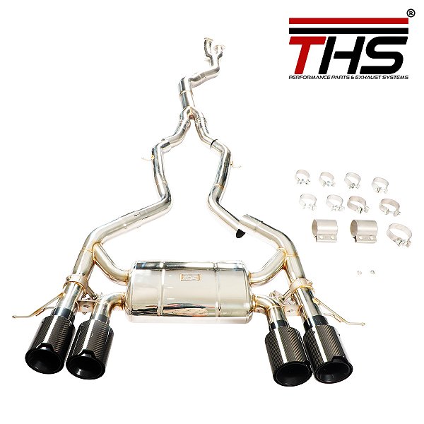 ESCAPAMENTO ESPORTIVO CATBACK THS INOX BMW M2 G87 2022 EM DIANTE