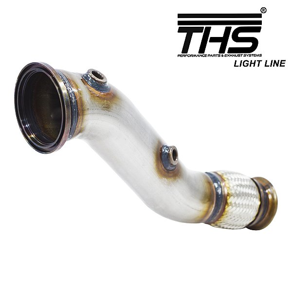 DOWNPIPE THS INOX 409 3.5 POL. BMW X4 2.0 TURBO B48 B46 2022/...