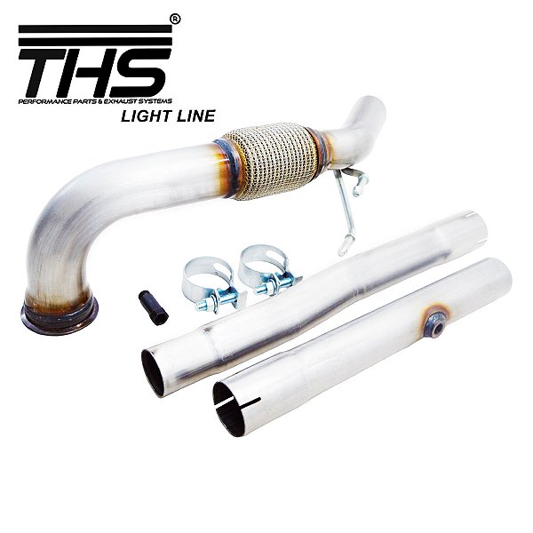 DOWNPIPE THS INOX 409 3.0 x 2.5 POL. AUDI Q3 2.0 180CV 2016 A 2021