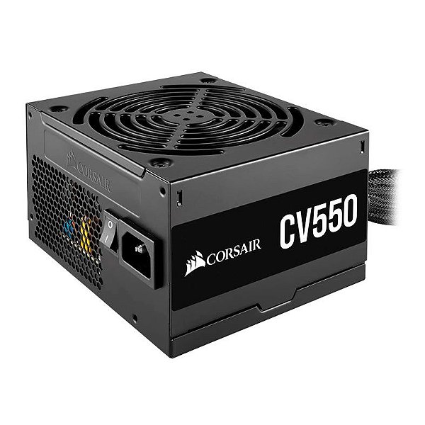 FONTE CORSAIR CV SERIES CV550 80 PLUS BRONZE 550W, CP-9020210-BR