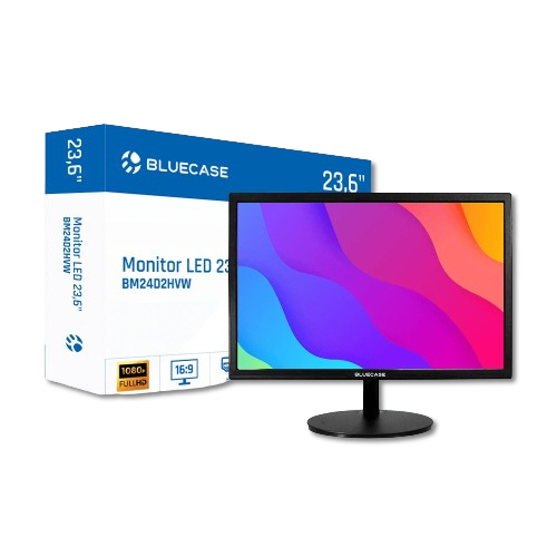 MONITOR 23,6" PRETO LED BLUECASE - 75HZ / FULL HD