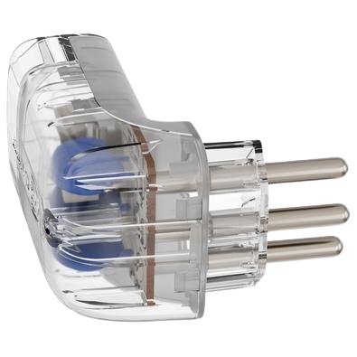 Protetor Contra Surtos Elétricos Clamper Pocket Fit 3 Pinos, Monopolar, 20A, Bivolt, Transparente