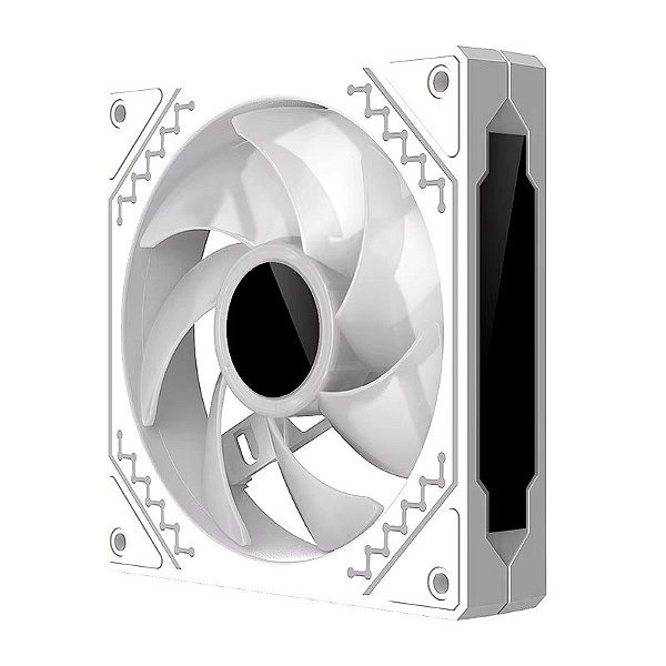 VENTOINHA TEUCER, 120MM, ESPELHO CÍCLICO, ARGB, 5V, 3PIN, 12V, 4PIN, PWM