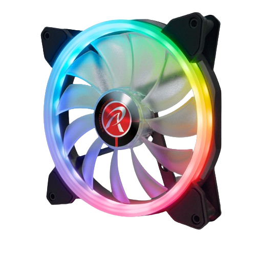 KIT DE VENTOINHAS COM 3 UNIDADES RAIJINTEK IRIS 14 RBW ADD, ARGB, 140MM