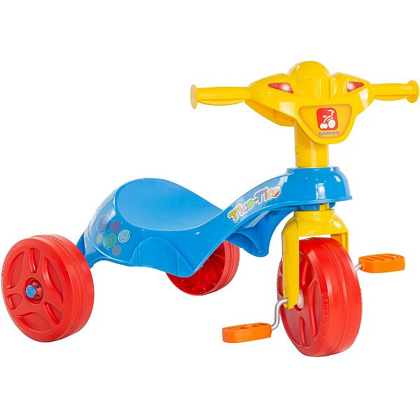 Velotrol Triciclo Motoca Motinha Tico Tico Infantil - Azul