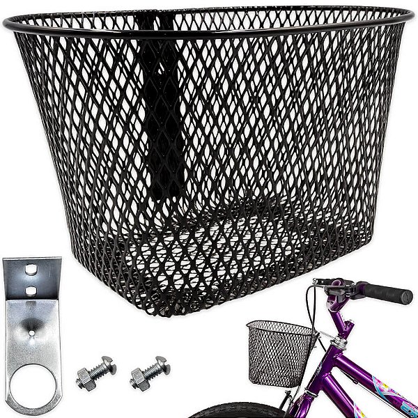 Cesta Cestinha Dianteira P/ Bicicleta Infantil Aro 20 Cores