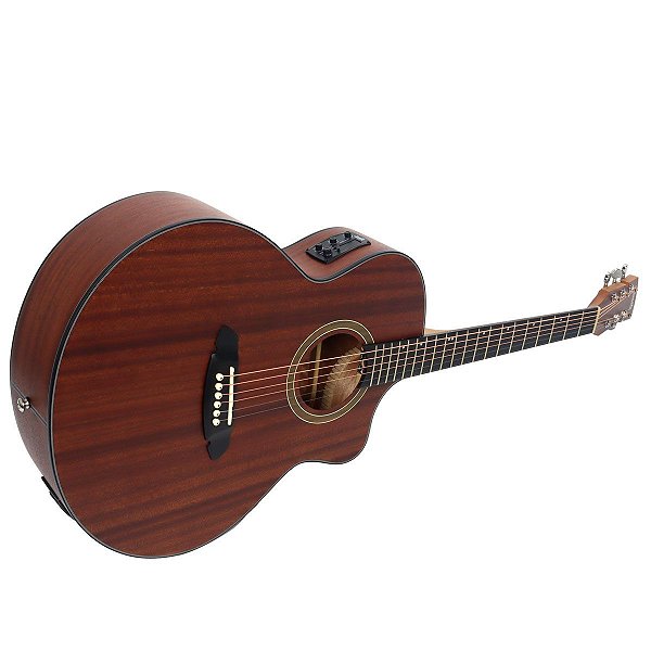 Violão Elétrico Topázio 40" - Mahogany