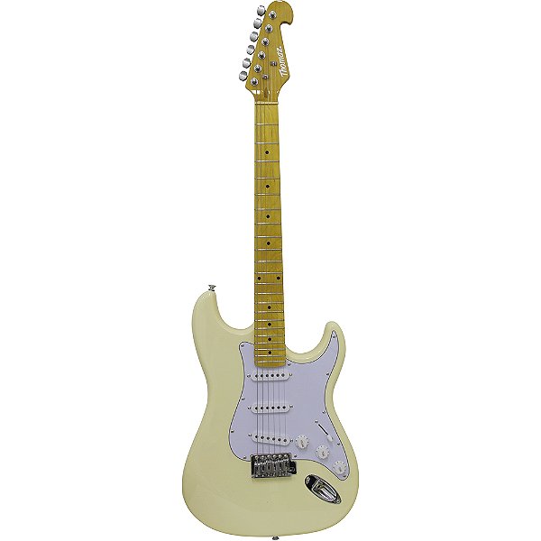 Guitarra Elétrica Vintage Thomaz Teg 400v Branco