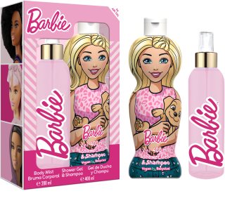 Kit infantil Barbie (body spray 200ml+shampoo/gel de banho 2em1 400ml)