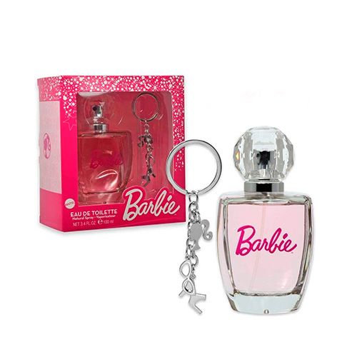 Kit perfume infantil Barbie EDT 100ml + chaveiro