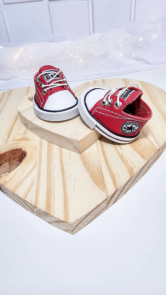 TÊNIS CANO BAIXO VERMELHO