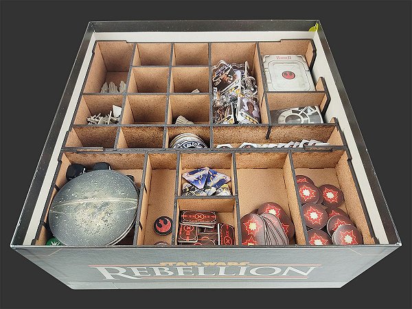 Organizador (INSERT MDF) para Star Wars: Rebellion (Modelo 2)