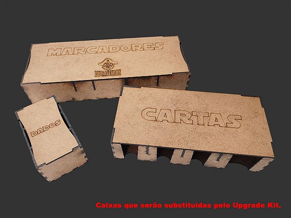 Upgrade Kit para Organizador (INSERT MDF) para Star Wars: Rebellion (Modelo 1 p/ Modelo 2)