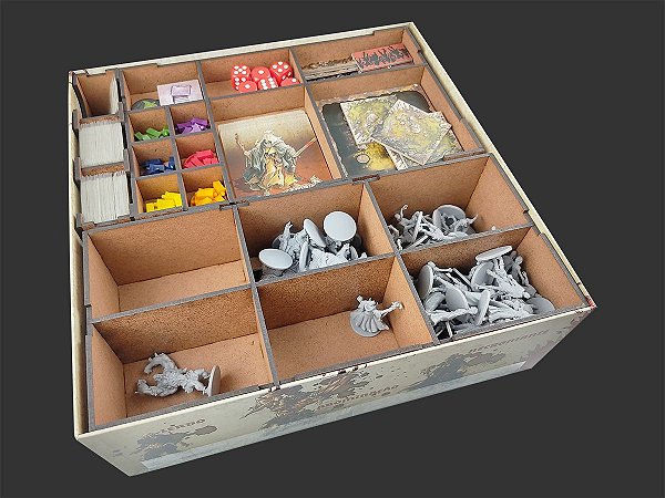 Organizador (INSERT MDF) para Zombicide Black Plague