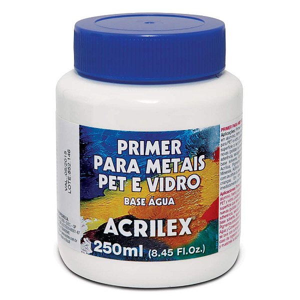 Fundo Primer para Plástico, Metal e Vidro Acrilex 250ml