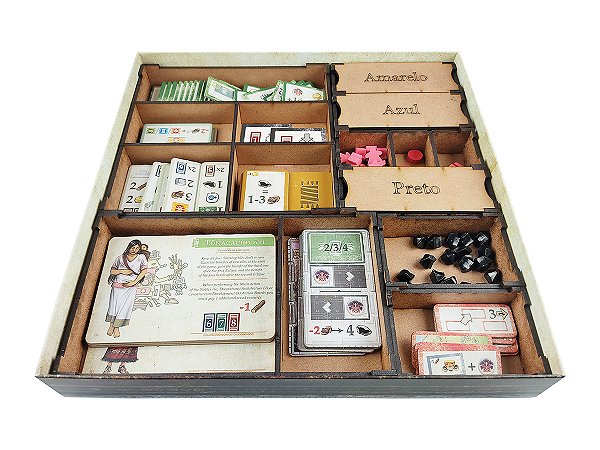 Organizador (INSERT MDF) para Teotihuacan - Expansões